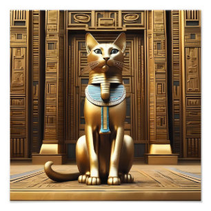 Foto Eterno Majestade: O Ouro Egípcio Pharaoh Cat