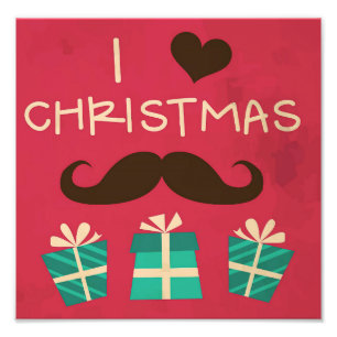 Foto Eu adoro bigode de Natal