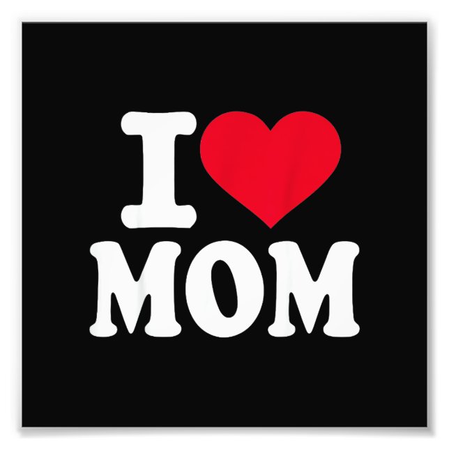 Foto Eu Amo a Mamãe (Frente)