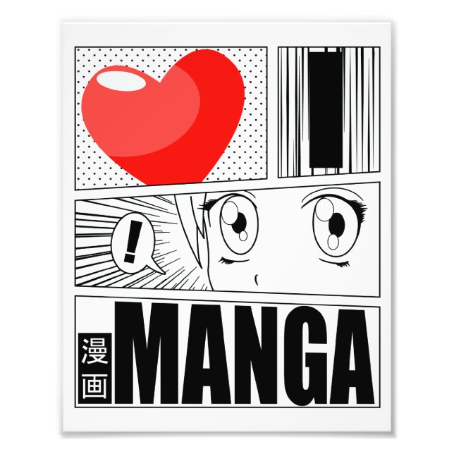 FOTO EU AMO POSTER MANGA (Frente)