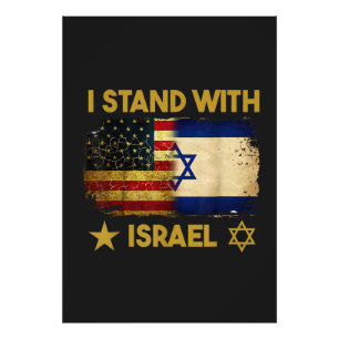 Foto Eu Apoio Israel Bandeira da América