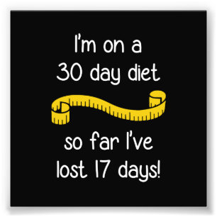 Foto Eu estou em uma dieta de 30 dias