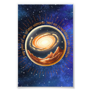 Foto Eu faço parte de um universo infinito