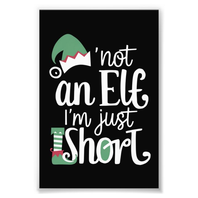 Foto Eu não sou um Elf, sou apenas um pequeno Natal eng (Frente)