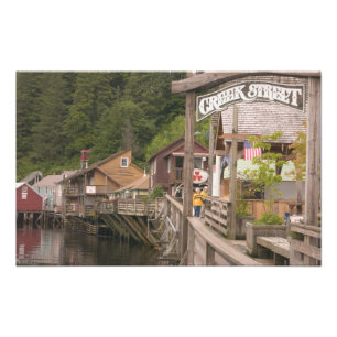 Foto EUA, Alasca, Ketchikan, Creek Street, centro
