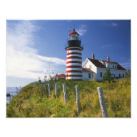 EUA, Maine, Lubec. Farol Quoddy West