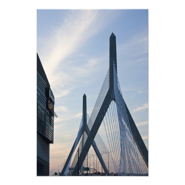 Foto EUA, Massachusetts, Boston. A Ponte Zakim. 2 (Frente)