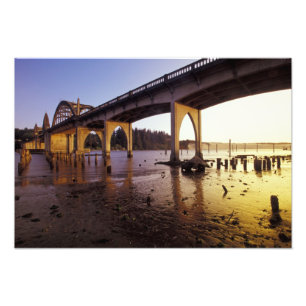 Foto EUA, Oregon, Florence. Ponte Siuslaw e
