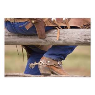 Foto EUA, Oregon, Seneca, rancho de Ponderosa. Vaqueiro