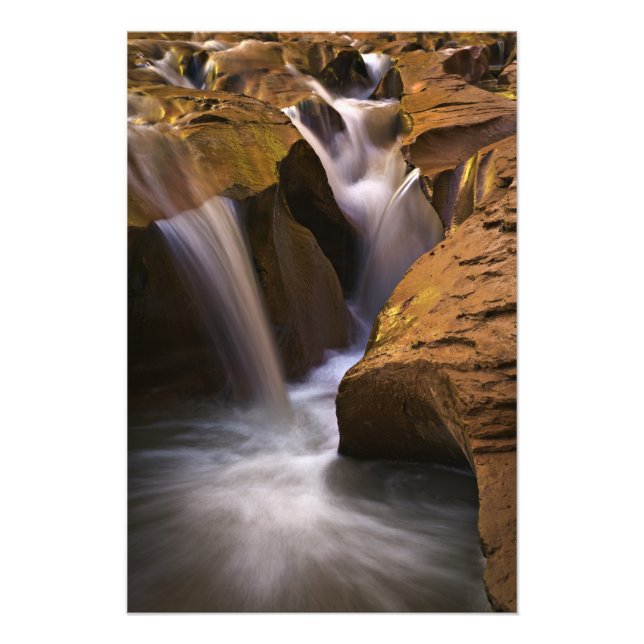 Foto EUA, Utah, Escalante Wilderness. Cachoeira em 2 (Frente)
