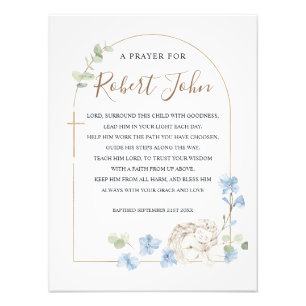 Foto Eucalyptus Floral Blue Angel Baptism Prayer