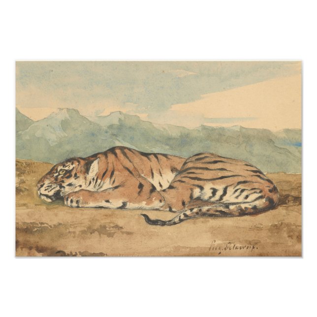 Foto Eugene Delacroix - Royal Tiger (Frente)