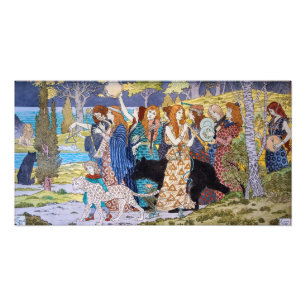 Foto Eugene Grasset - Painel Decorativo Harmonia
