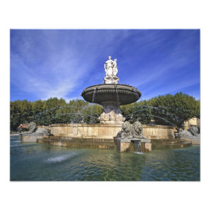 Foto Europa, França, Aix-en-Provence. Fonte de
