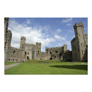 Foto Europa, País de Gales, Caernarfon. Castelo de Caer