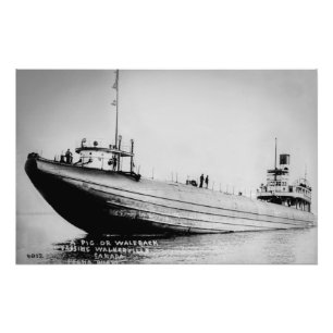 Foto Excelente Lagos Whaleback navio a vapor James B. N