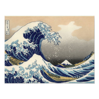 Foto Excelente Wave de Kanagawa Oriental Fine Art