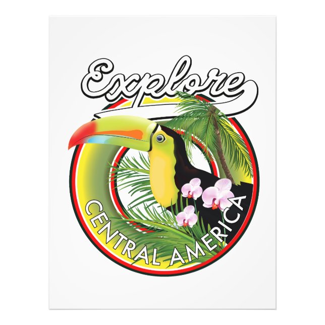 Foto Explore o logotipo da América Central. (Frente)