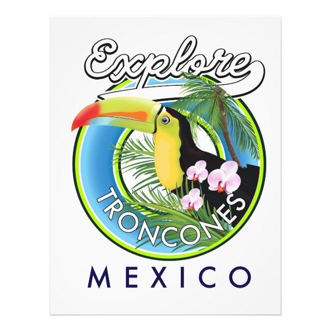 Foto Explore Troncones Logotipo Retroativo do México (Frente)