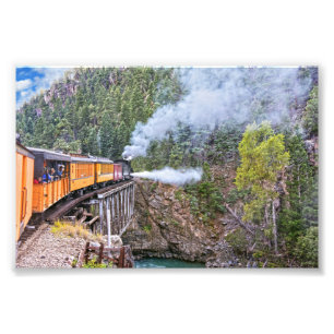 Foto Explosão Da Locomotiva De Durango E Silverton Rai