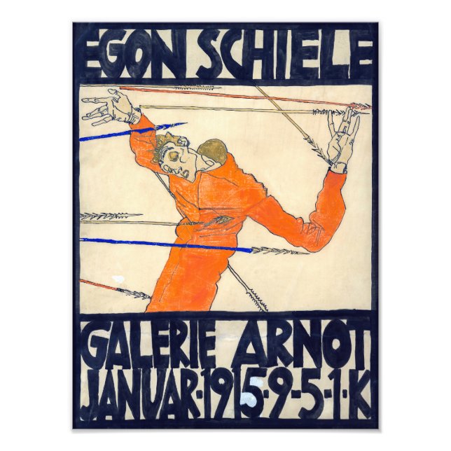 Foto Exposição na Galeria de Arnot | Egon Schiele | (Frente)