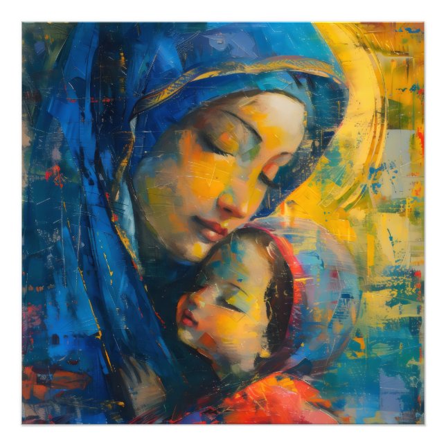 Foto Expressionismo Mary e Jesus (Frente)