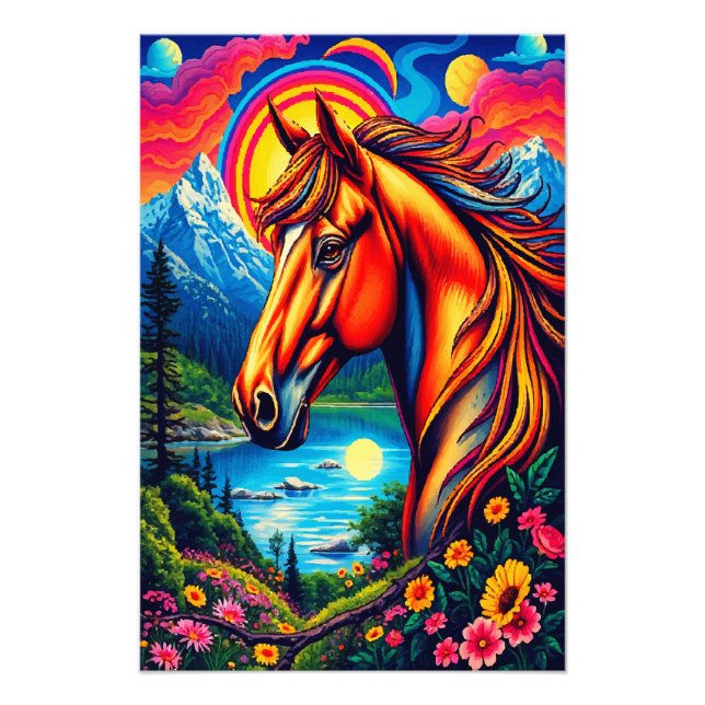 Foto Expressões Artísticas de Cavalos (Frente)