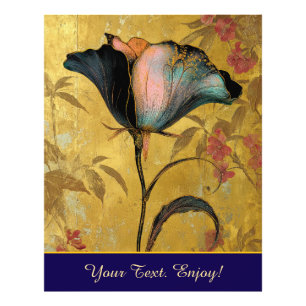 Foto *~* F4 Flor Elegante Dourado Vintage 23