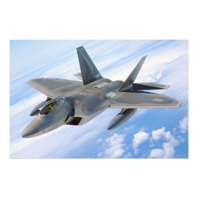 Foto F-22 Jato Militar Raptor (Frente)