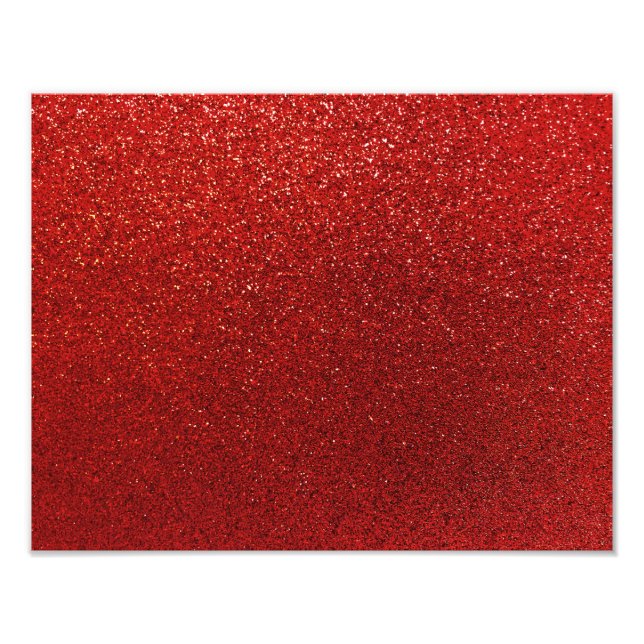 Foto Faaux Red Burgundy Glitter Background Sparkle (Frente)