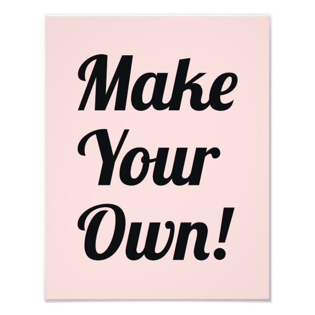 Foto Faça sua própria impressão personalizada (Frente)