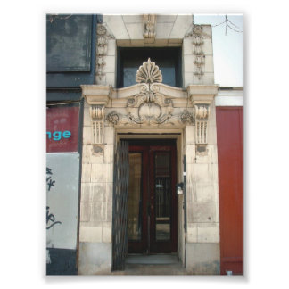 Foto Facada Decorativa sobre o velho edifício em Buffal