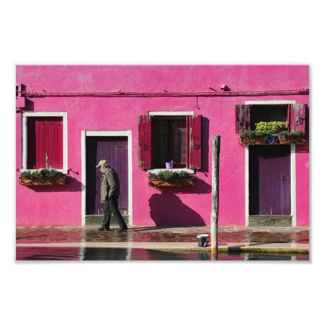 Foto Facade Rosa, Ilhas Burano (Frente)
