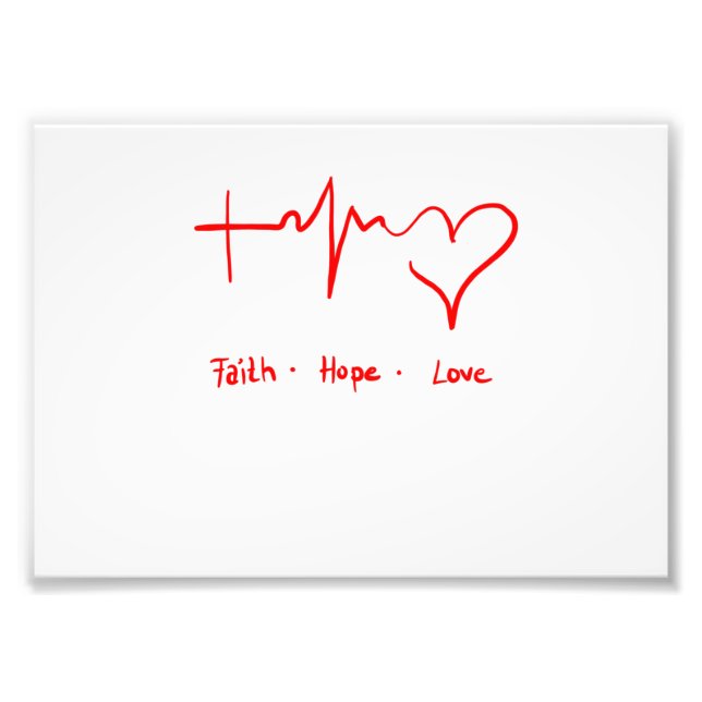 Foto Faith Hope Love (Frente)