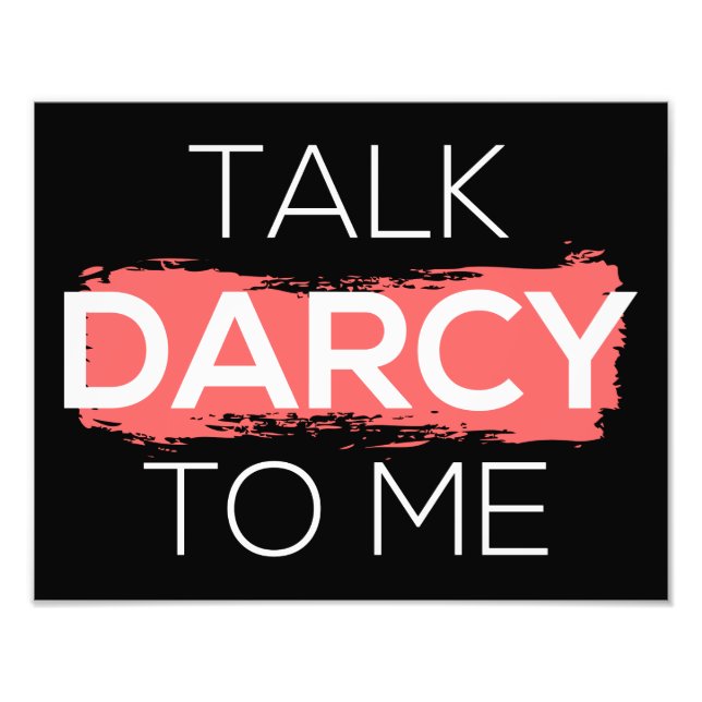 Foto Fale Com Darcy Para Mim (Frente)