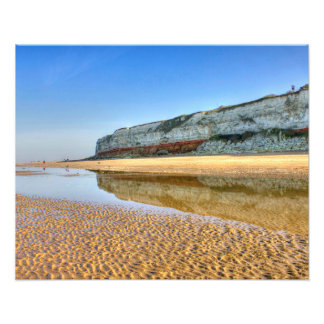 Foto Falésias de Hunstanton Refletidas na Maré Baixa, N