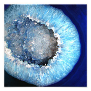 Foto Falln Blue Crystal Geode