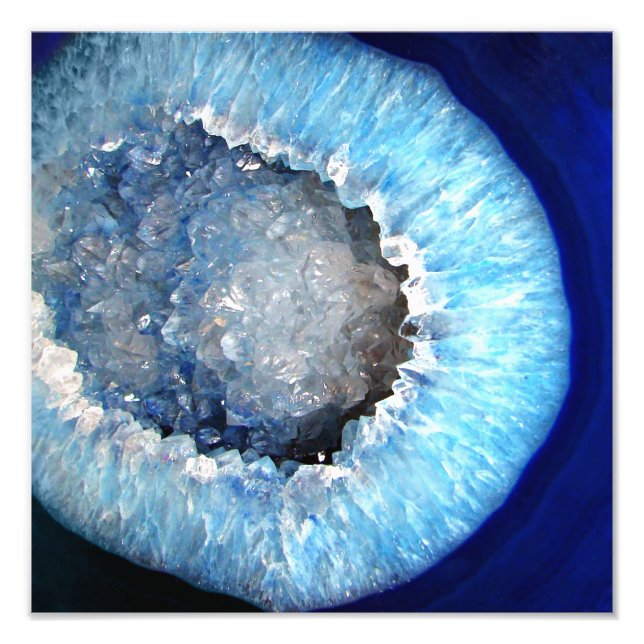 Foto Falln Blue Crystal Geode (Frente)