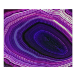 Foto Falln rodou Geode roxo