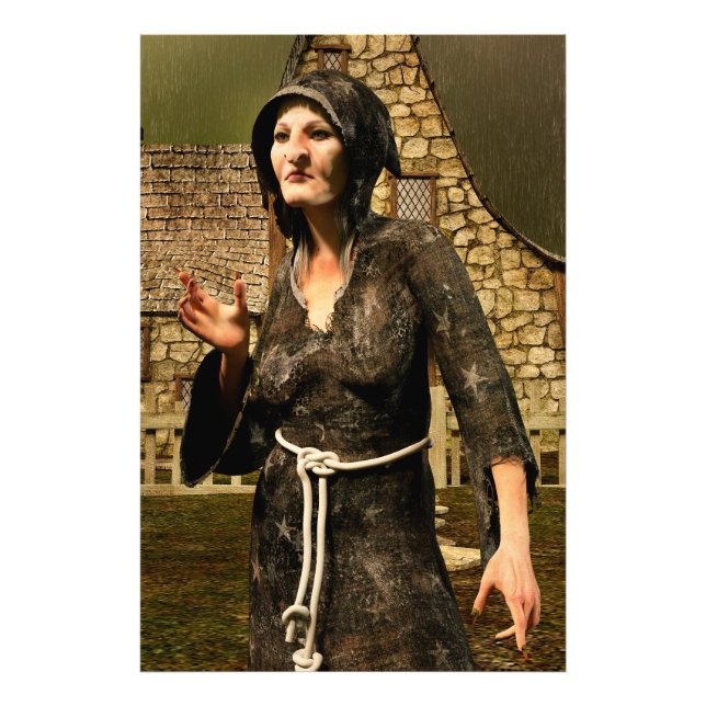 Foto Fantasia de Bruxa Vila Medieval Halloween (Frente)
