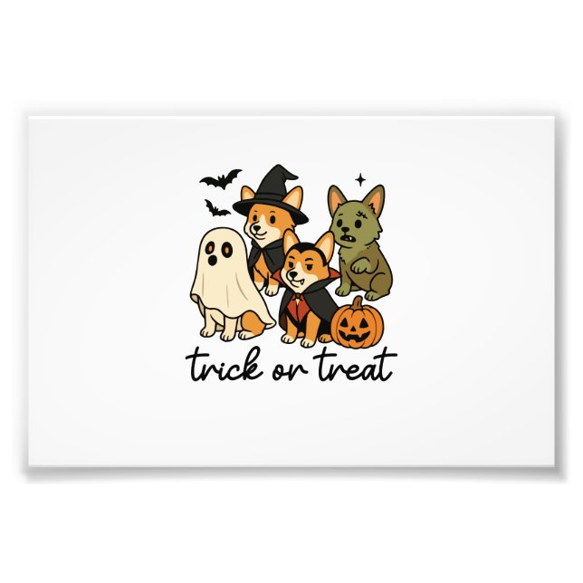 Foto fantasia de Halloween para corgi (Frente)