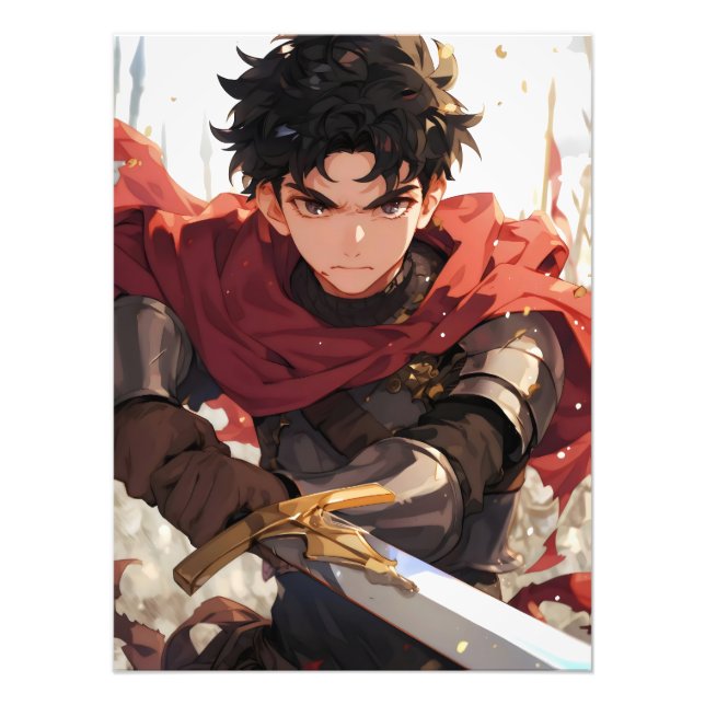 Foto Fantasy Anime Boy Knight (Frente)