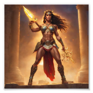 Foto Fantasy Barbarian Warrior Queen com Armas