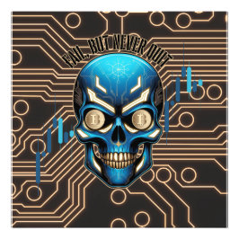 Foto Fantasy Design | Crypto Btc | Motivation | Blue