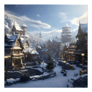 Foto Fantasy Winter Town