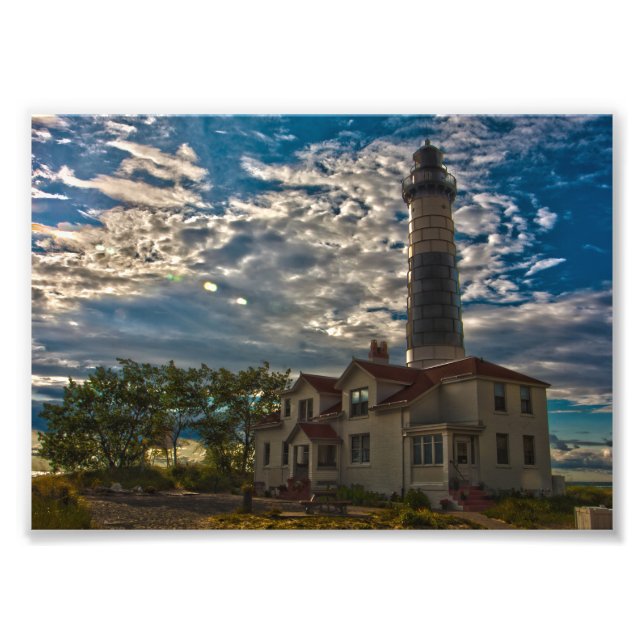 Foto Farol Big Sable Point, Michigan (Frente)