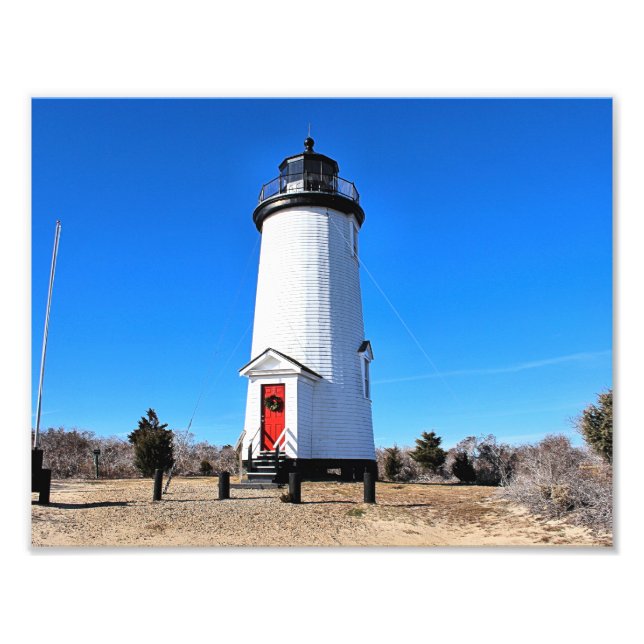 Foto Farol Cape Poge, Massachusetts Chappaquiddick (Frente)