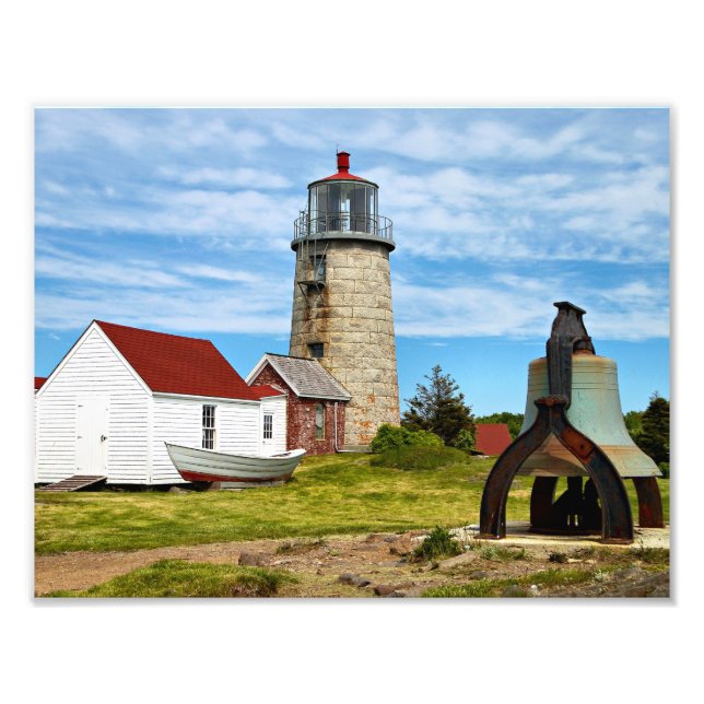 Foto Farol da Ilha Monhegan, Maine (Frente)