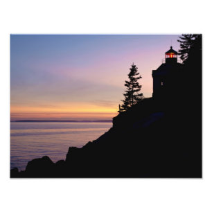 Foto Farol de Bass Harbor na ilha Mt. Desert,