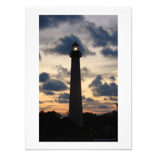 Foto Farol de Cape May ao Pôr do Sol